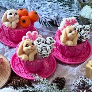 3D Knitted Teacup Silicone mold